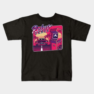 Retro gaming arcade Kids T-Shirt